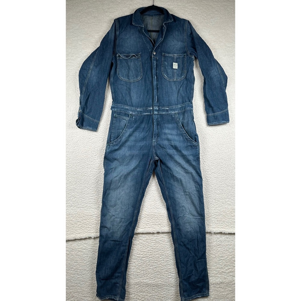 Denim & Supply Ralph Lauren Jumpsuit Coverall Boiler Suit Womens L Work Utility